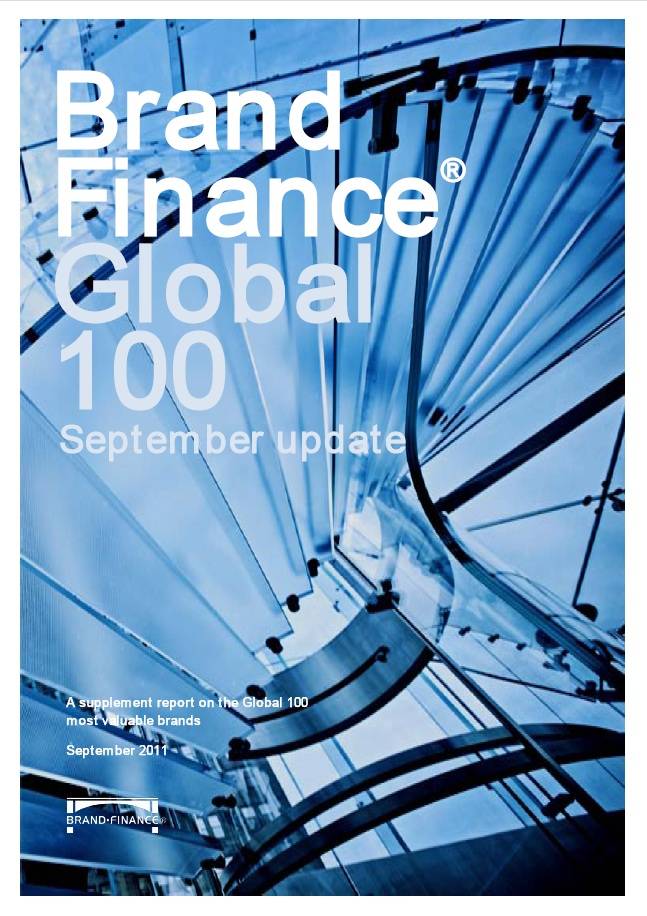 September Update of BrandFinance® Global 100 Brands 2011